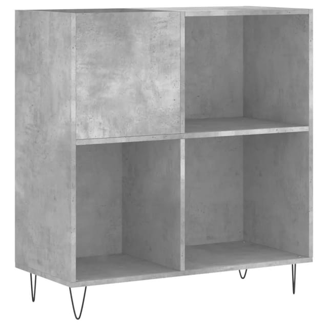 Vidaxl - Plattenschrank Betongrau 84,5x38x89 Cm Holzwerkstoff