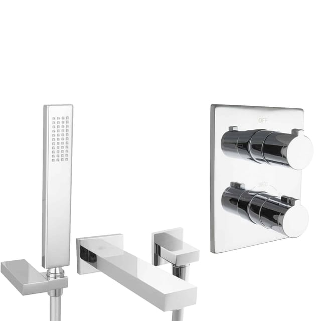 Paulgurkes - Set Für Badewannen Mit Thermostat Wanneneinlauf