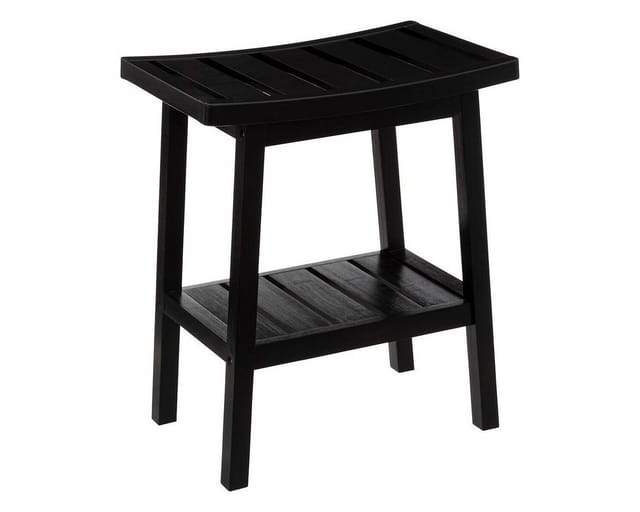 5five Simply Smart - Aufbewahrungshocker Bambus Schwarz - 5five