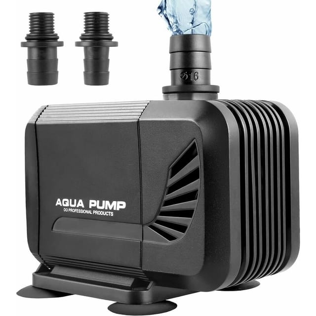 Gabrielle Tauchwasserpumpe 15 W, 1500 L/h, Mini-silentpumpe, Aquariumpumpe, 13/16 Mm Förderhöhe, 1,6 M, Amphibienwasserpumpe Für Teichfischbecken, 1,5 M Kabel
