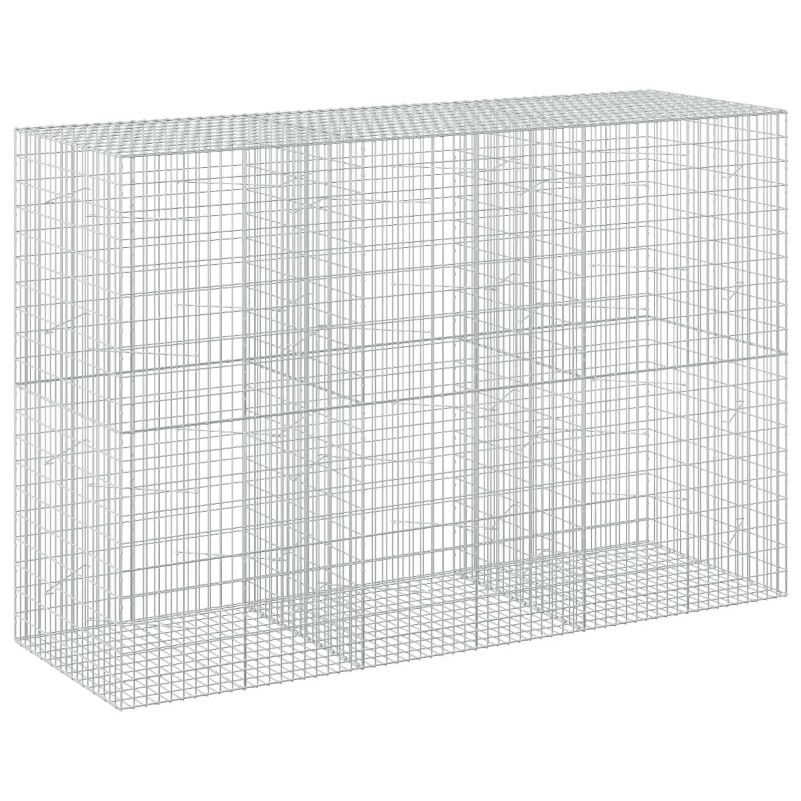 Gabion Mit 5 Mm Draht Und 5x10 Cm Maschen 300x100x200 Cm Vidaxl