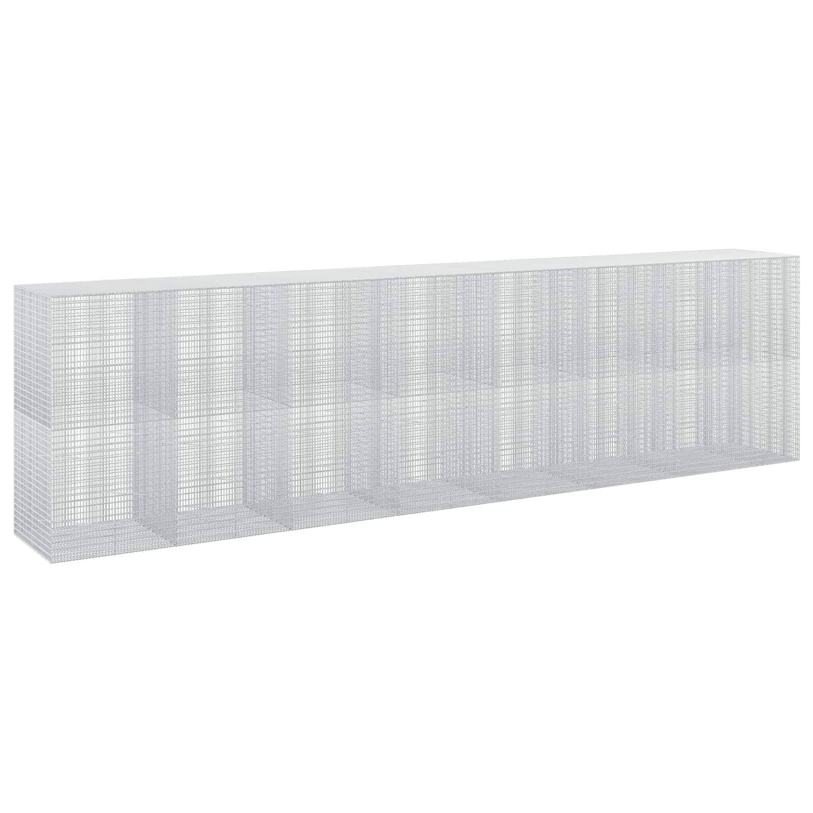 Gabione Mit 3,5 Mm Draht Und 5x2,5 Cm Maschen 750x100x200 Cm Vidaxl