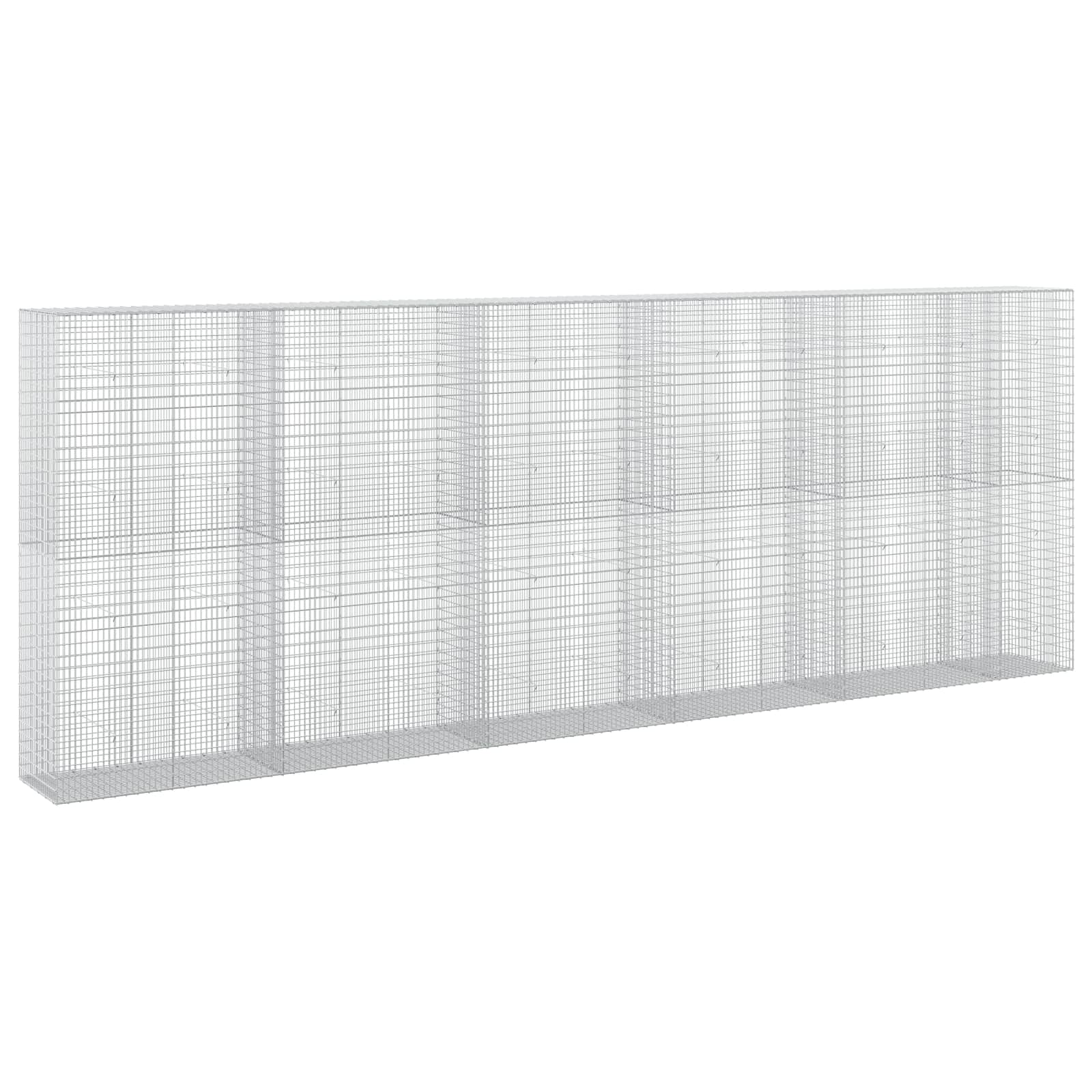 Gabion Mit 3,5 Mm Draht Und 5x2,5 Cm Maschen 550x50x200 Cm Vidaxl