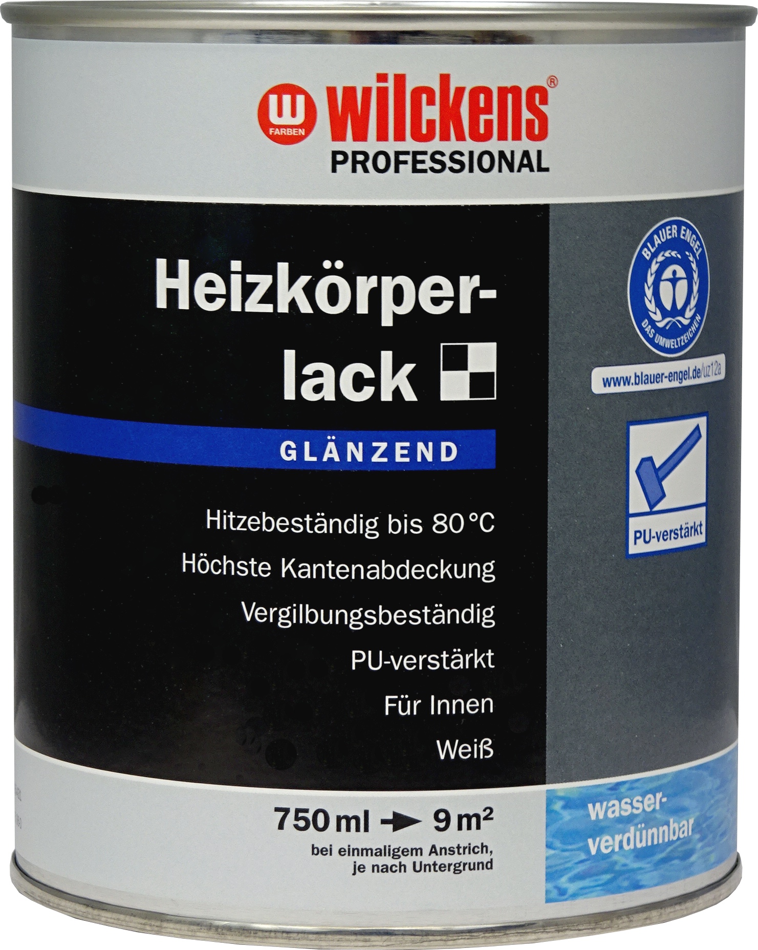 Wilckens Professional Heizkörperlack Glänzend 2,5l 17691003080