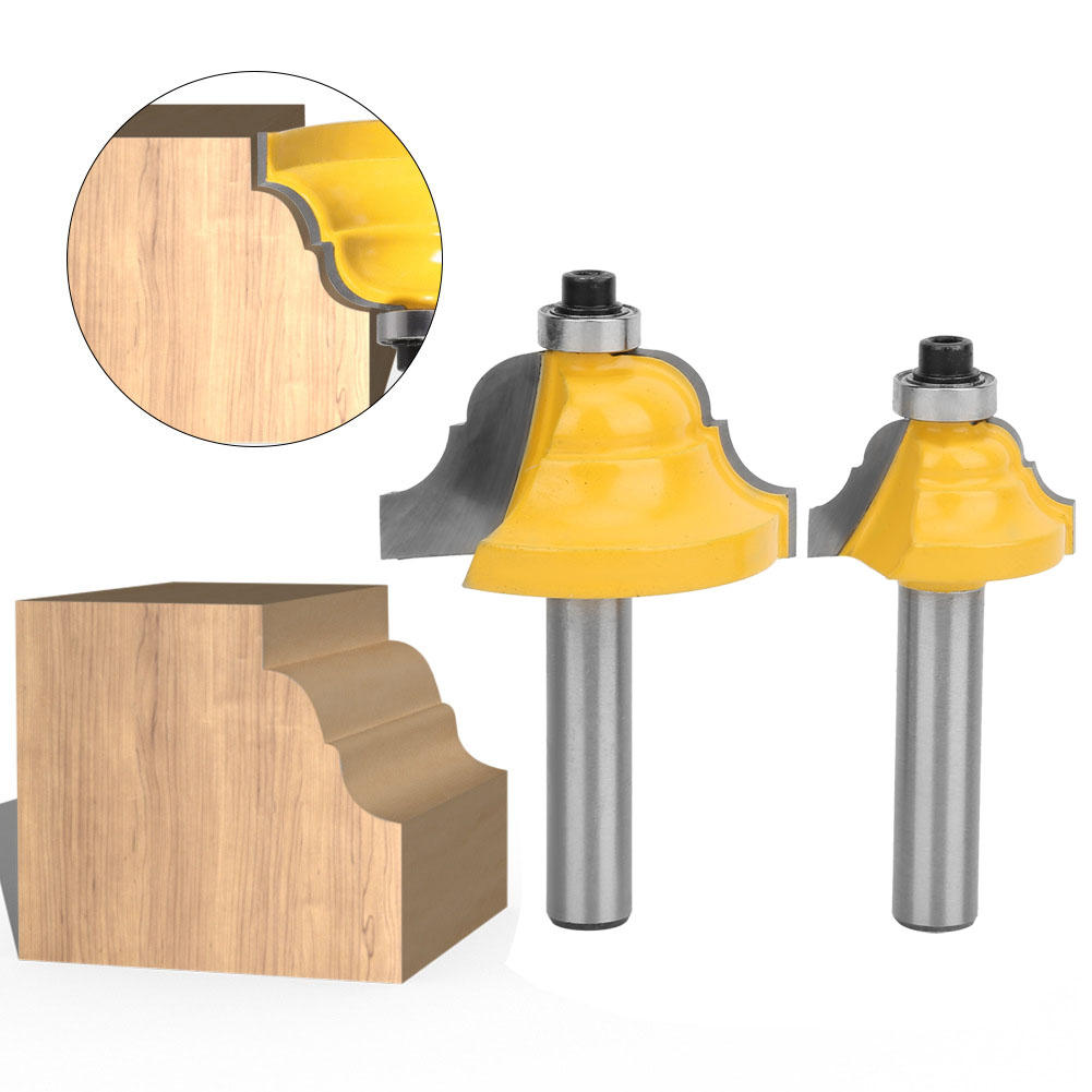 2 Stück 8-mm-schaft-fräser Für Holzbearbeitung, Rahmenfräser, Fasenfräser