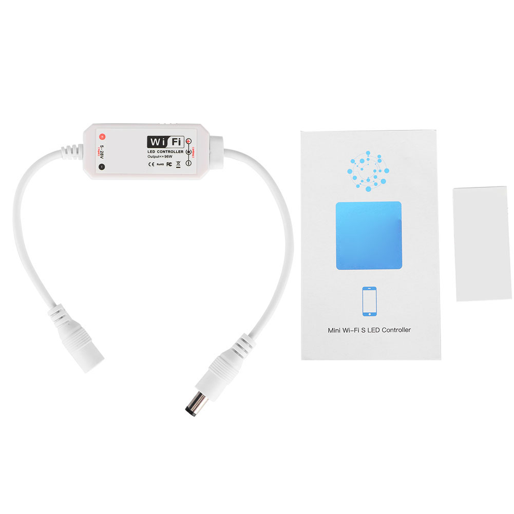 Wlan-controller Für Monochrome Led-streifen Mit Fernsteuerung Per Sprache Und Musik. Dimmbar.