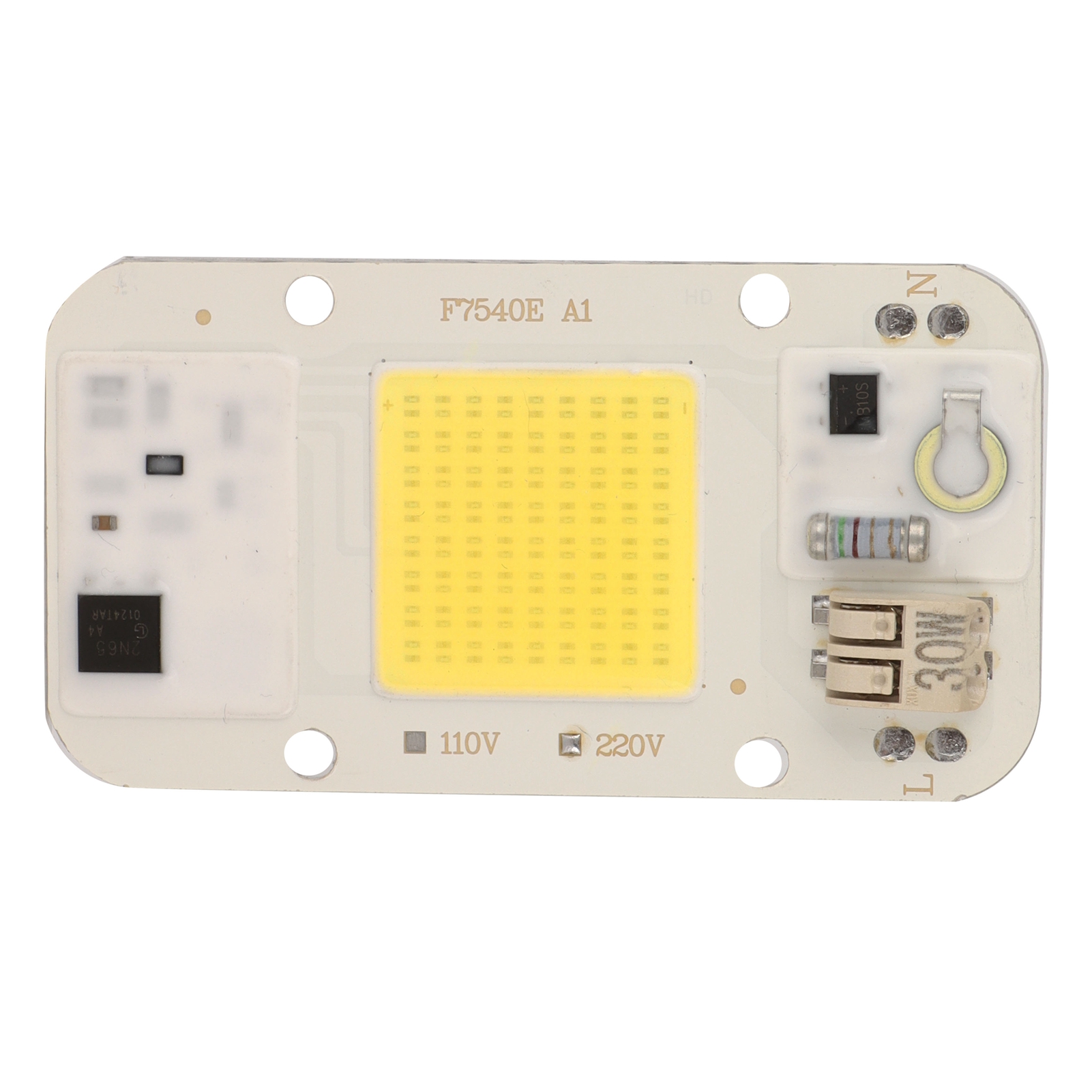 30w Led-lichtquelle Mit Integriertem Schaltkreis, 220v, Ohne Netzteil, Für Das Pflanzenwachstum (weißes Licht).