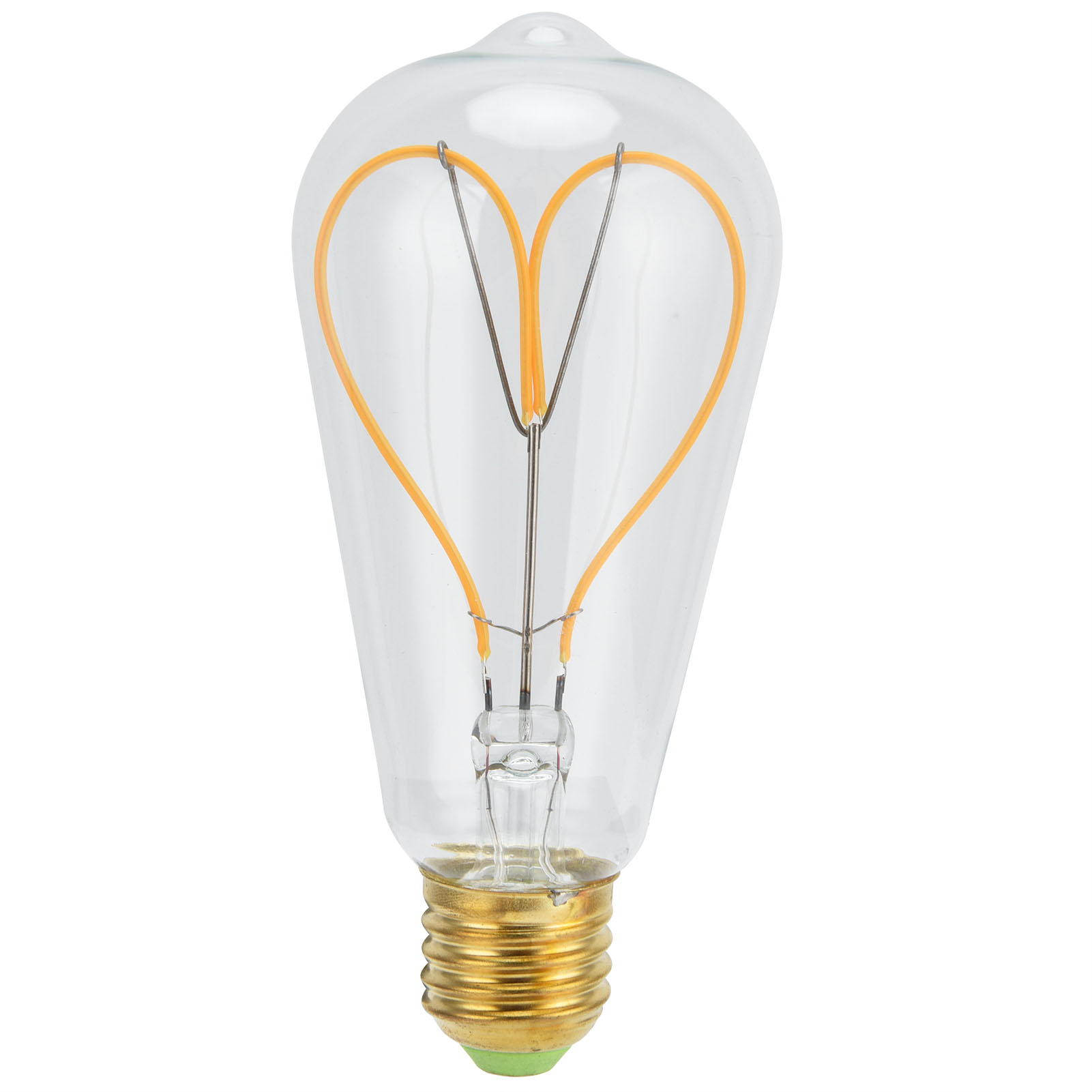 Vintage E27 4w Led-lampe Mit Flexiblem Spiralglühfaden, Hoher Lichtdurchlässigkeit, Einstellbarer Helligkeit, Warmweißem Licht, 220v, Klar