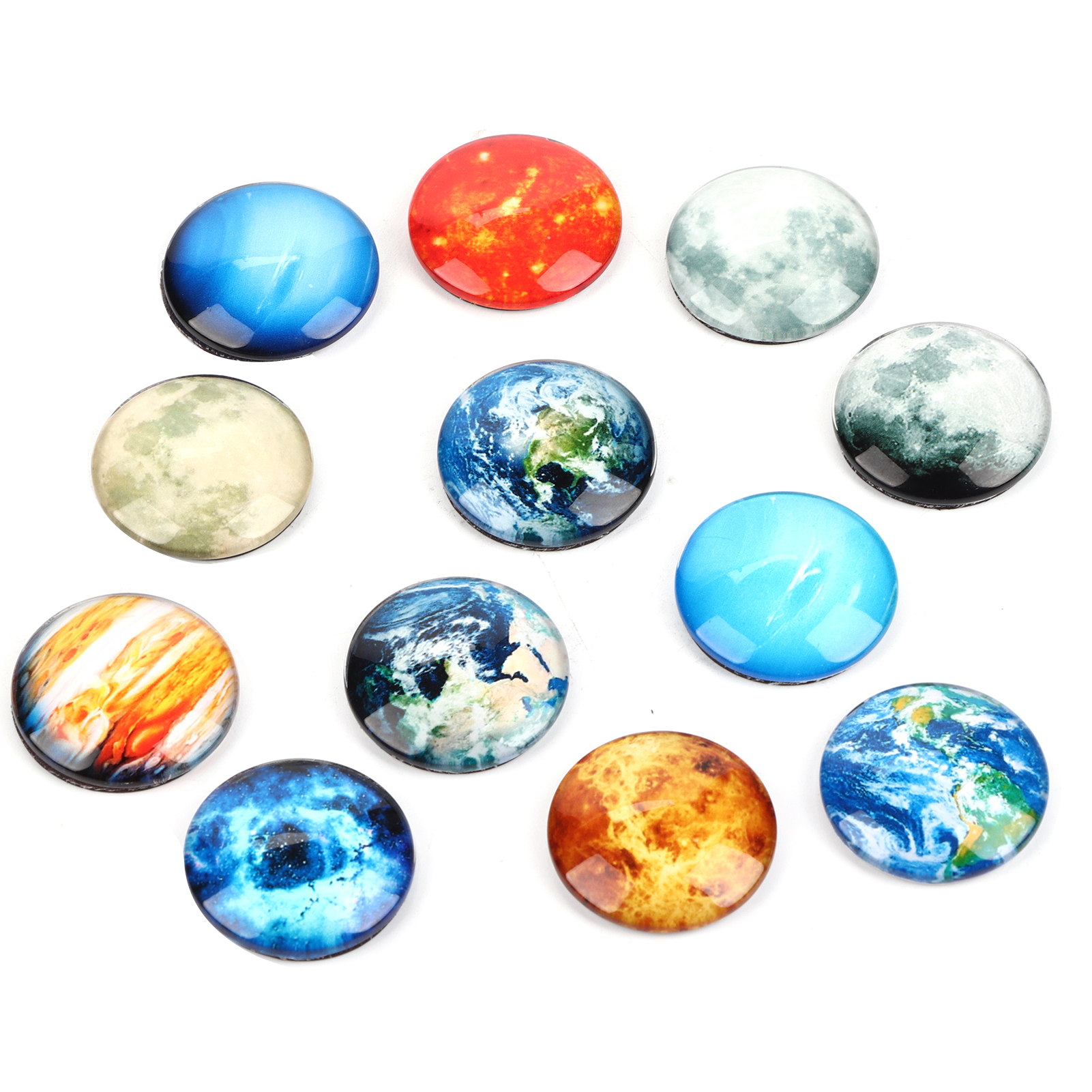 Planeten-kühlschrankmagnete (12 Magnete) - Hochwertige Planetenmagnete