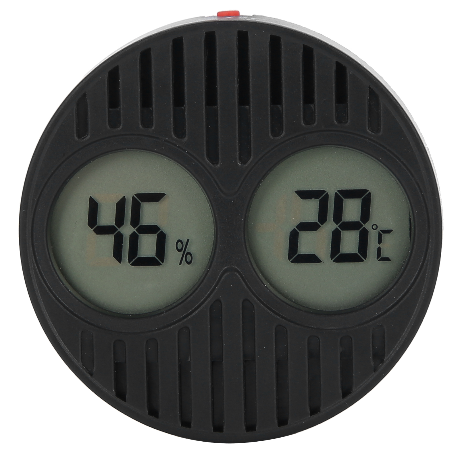 Hochpräzises Rundes Hygrometer-thermometer Mit Digitaler Anzeige ℃/℉ Für Zigarrenkisten Und Humidore.
