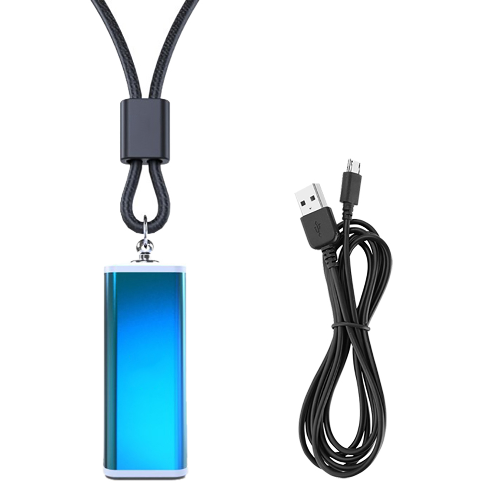Tragbarer Usb-luftreiniger Mit Anionentechnologie Zur Staubentfernung (blau)
