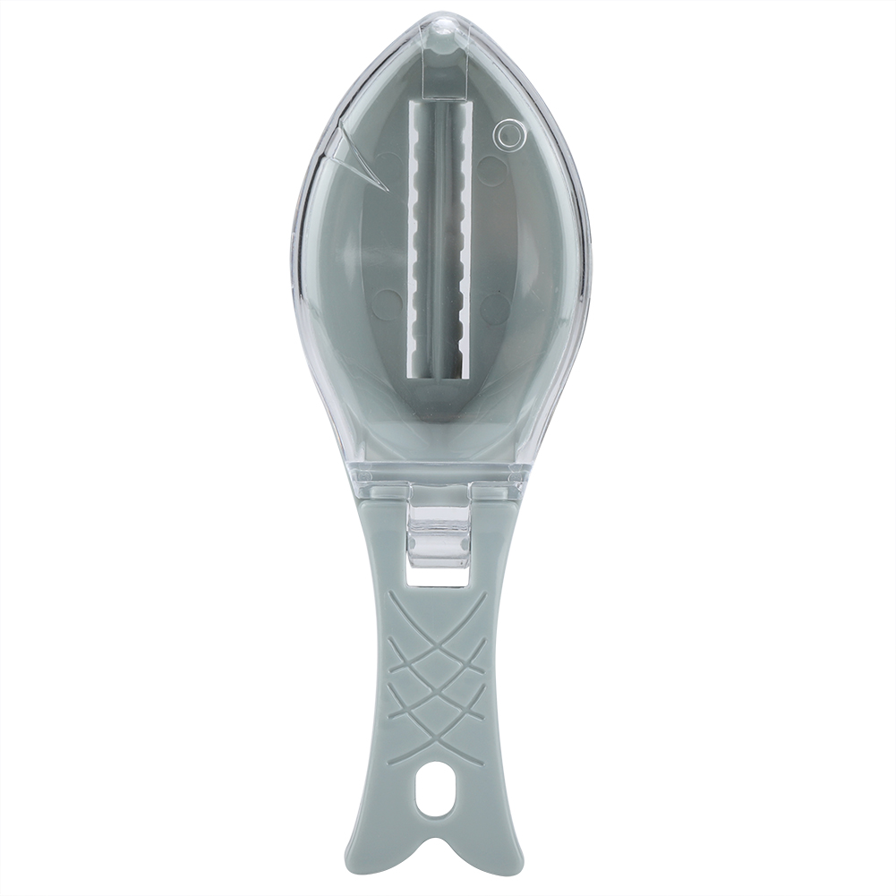Schnellverschluss-fischhautschaberbürste, Kunststoffschaber, Fischreinigungsmesser (blau)