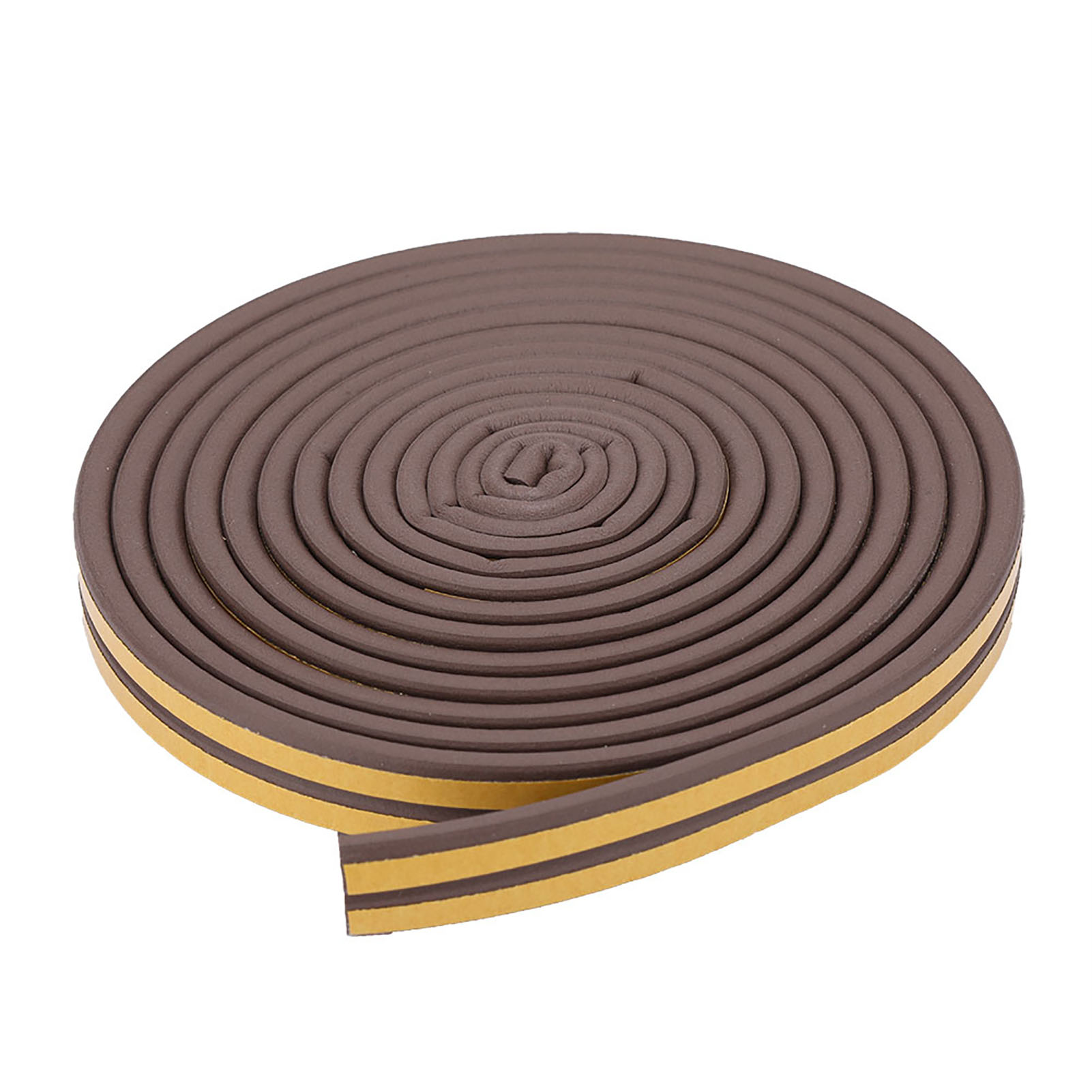 Braunes, Selbstklebendes Gummidichtungsband Für Türen Und Fenster, 5 Meter, 9 X 6 Mm