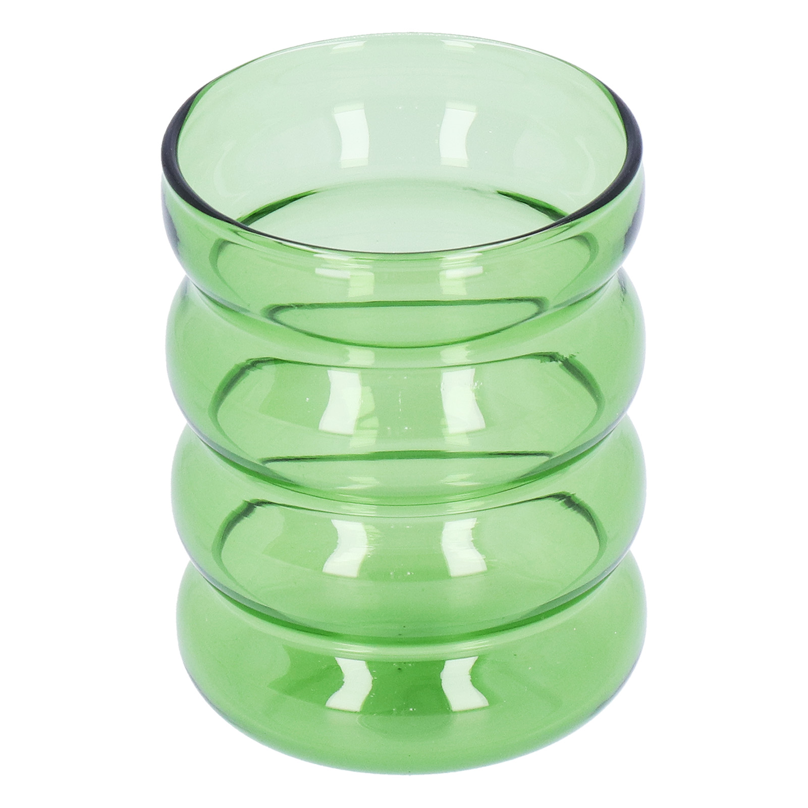 Hochhitzebeständiger Becher Aus Borosilikatglas Mit Bambusdichtung, Ideal Für Milch, Bier Und Kaffee (grün).