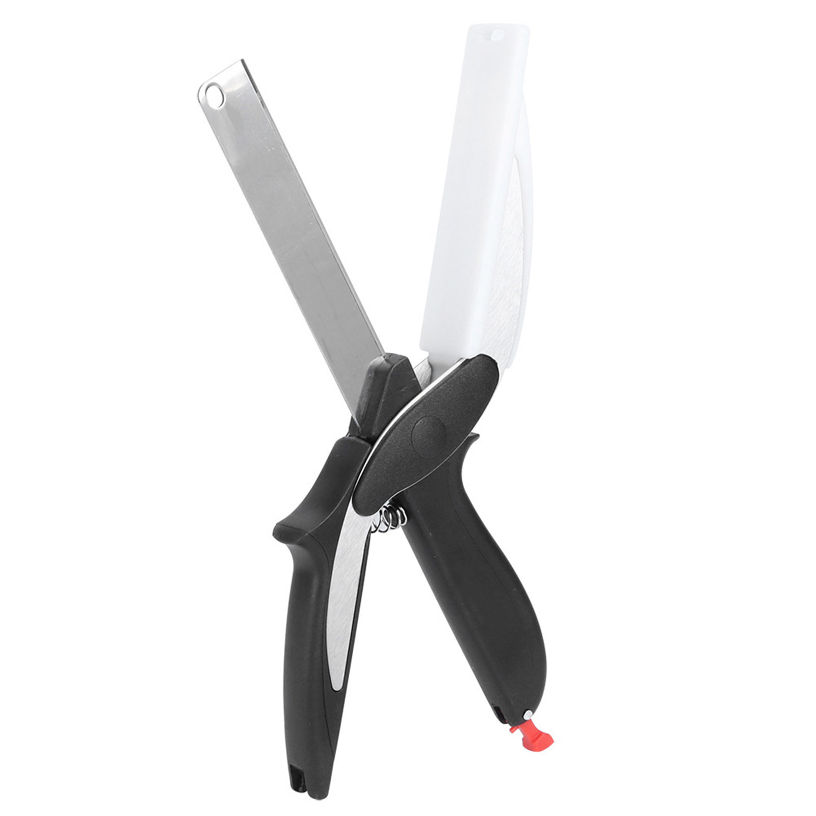 2-in-1-messer Und -schere Aus Edelstahl Für Lebensmittel Und Gemüse – Küchenaccessoire