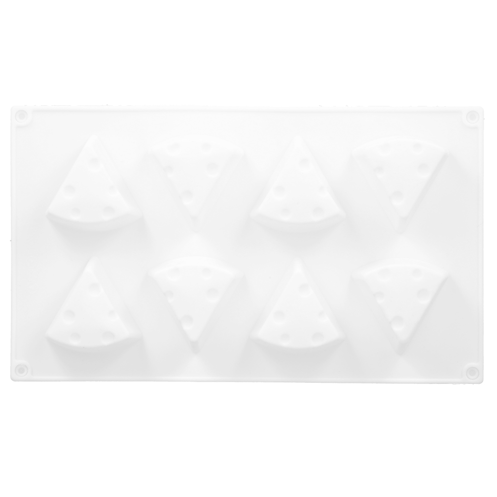 Silikon-käsekuchenform Mit 8 Mulden, Ideal Für Gebäck, Mousse, Schokolade, Kekse Und Desserts. Antihaftbeschichtet.