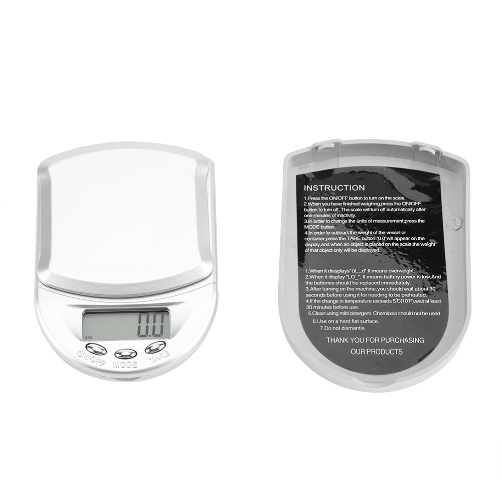 Hochpräzise Tragbare Küchenwaage 500 G/0,1 G – Innovative Elektronische Miniwaage