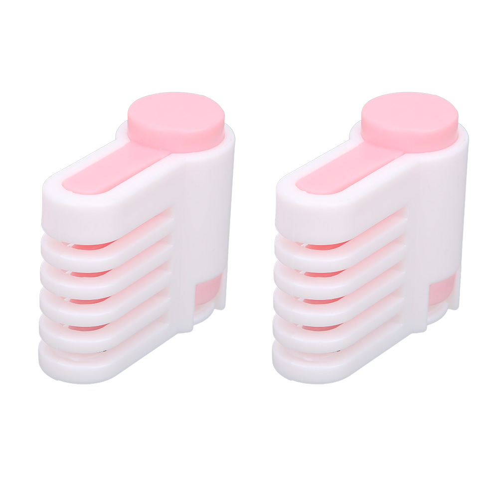 Set Mit 2 Multifunktionalen Werkzeugen Zum Schneiden Von Kuchen Und Brot, Schneidehilfe, Küchenzubehör (weiß Und Rosa 52036c)