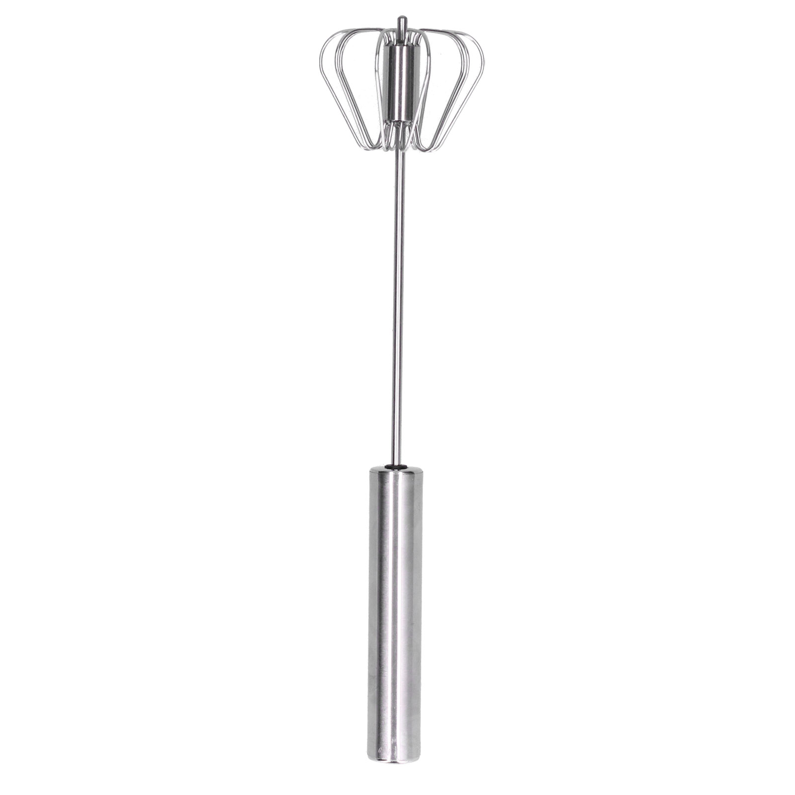 Halbautomatischer Eierquirl Aus Edelstahl, Kleiner Schneebesen, Handmixer Für Den Küchengebrauch (30 Cm)