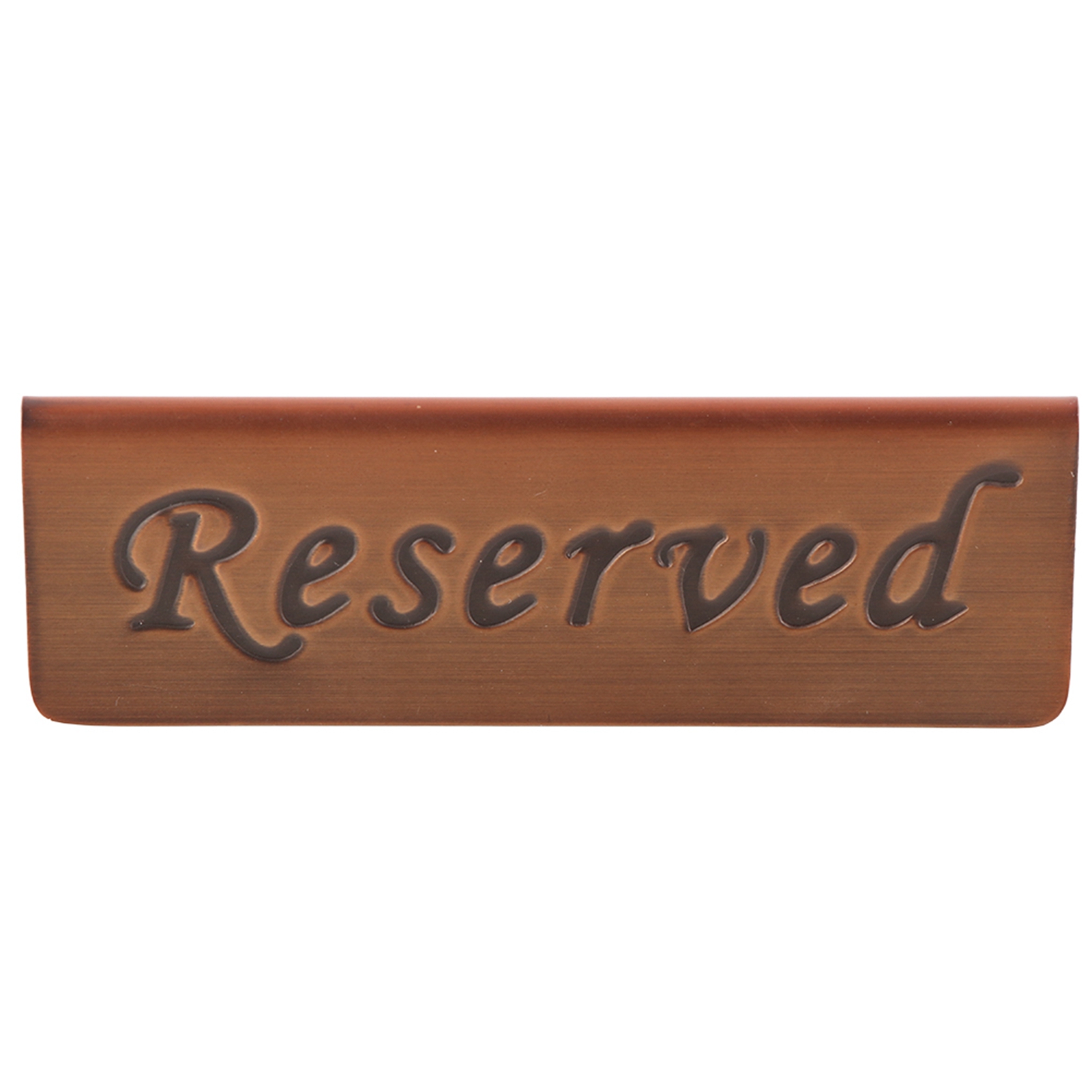 Doppelseitiges Edelstahlschild „reservierter Tisch“ Für Restaurant, Bar Oder Pub. Catering-service.