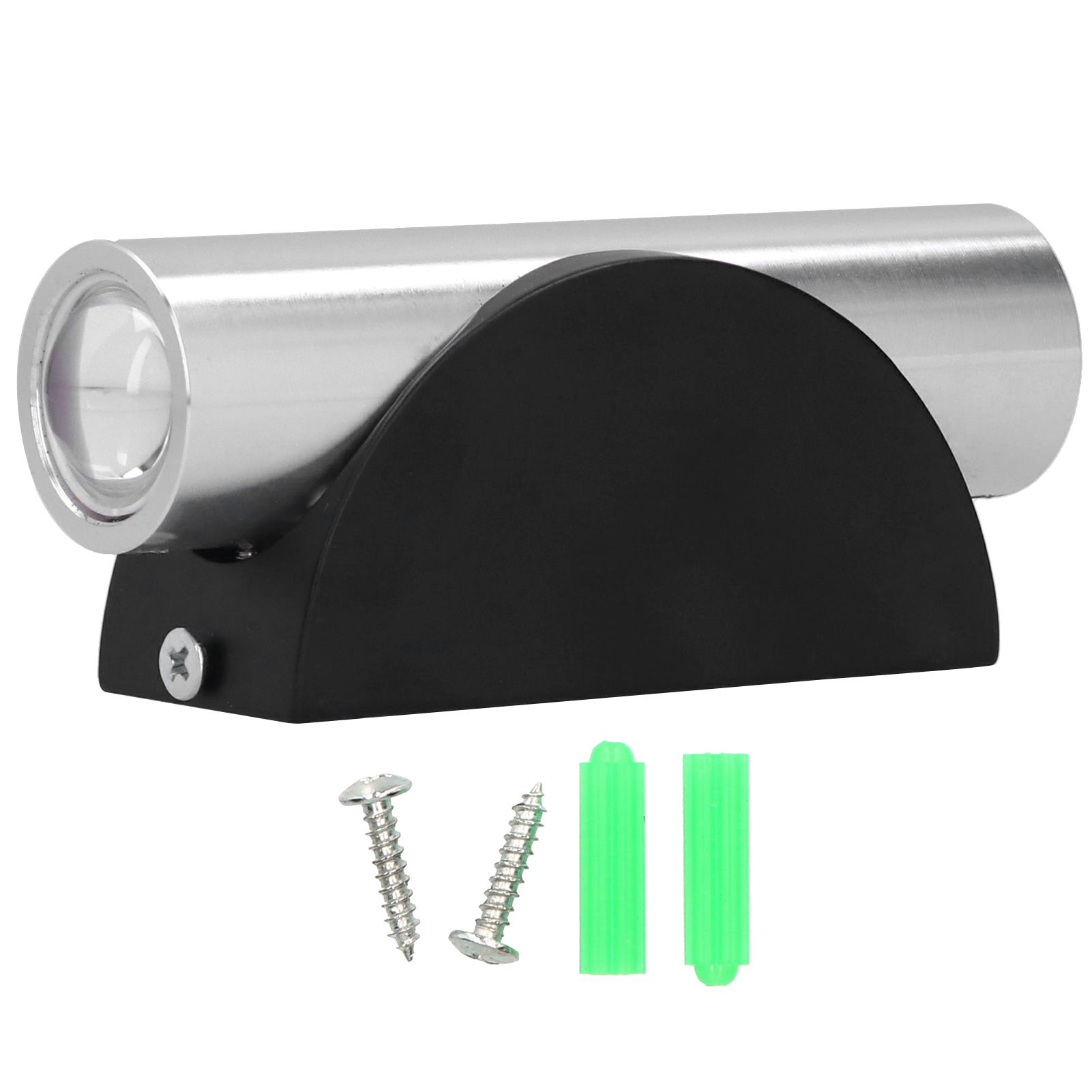 2w Led-wandleuchte Mit Zwei Leuchtenköpfen Für Den Innenbereich, Ideal Zur Dekoration Ihrer Bar Oder Veranda (ac85-265v, Grünes Licht).