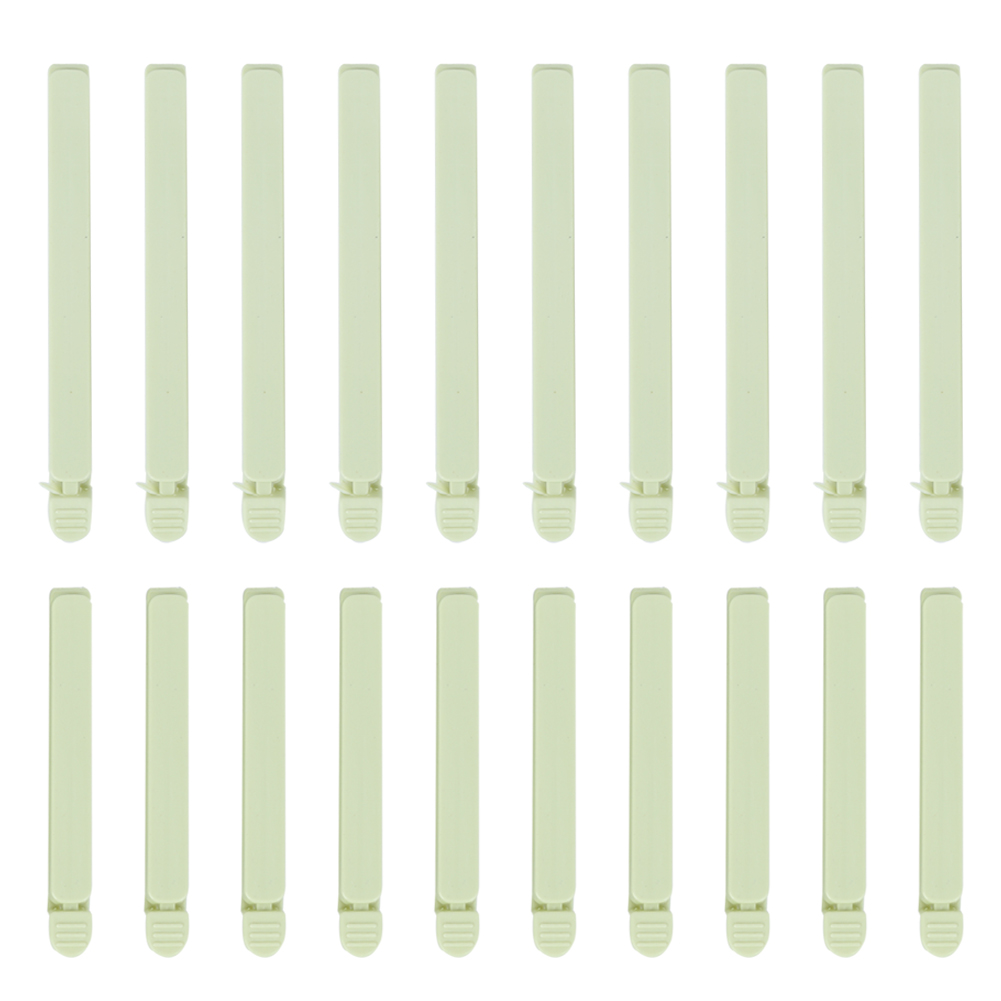 Packung Mit 20 Tragbaren Clips Für Lebensmittel- Und Snackbeutel, Praktisches Küchenaufbewahrungssystem (grün)