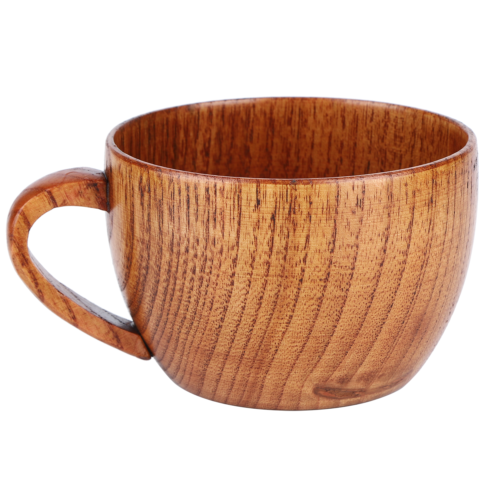 Naturholzbecher, Hölzerner Kaffee-/bierkrug, Milchbecher Zum Frühstück, Trinkbecher Für Den Haushalt
