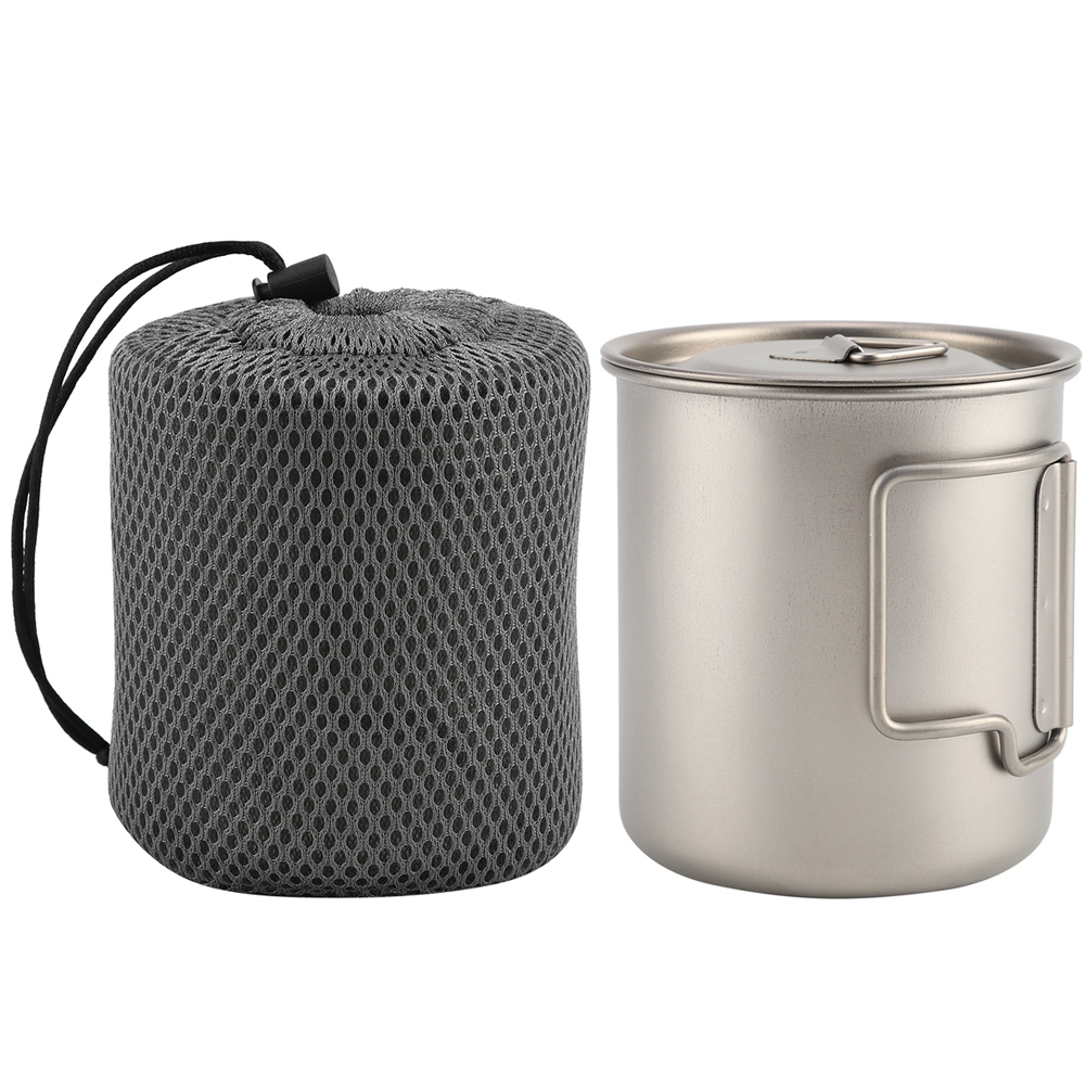 Robuster 420-ml-kaffee-/bierbecher Aus Reinem Titan Für Zuhause