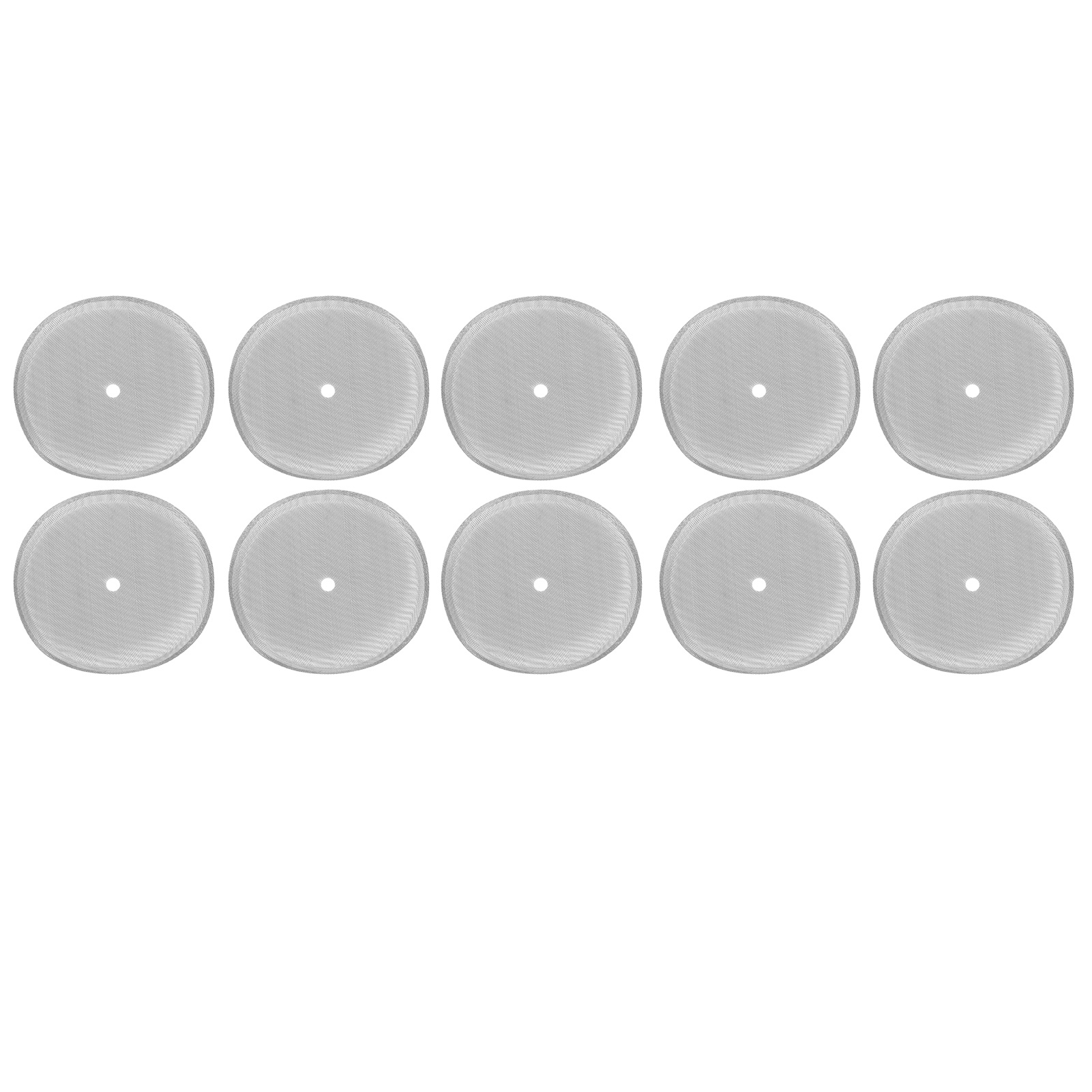 Packung Mit 10 Wiederverwendbaren 304 Edelstahlfiltern Für 1000 Mm Stempelkaffeemaschinen, 150 Mesh.