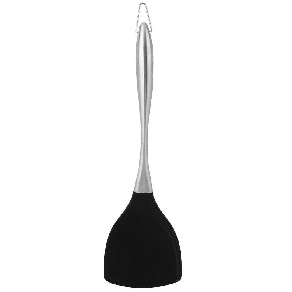 Küchenspatel Mit Griff Aus Edelstahl Und Silikon, Küchenutensil Für Pfannen Und Gebäck