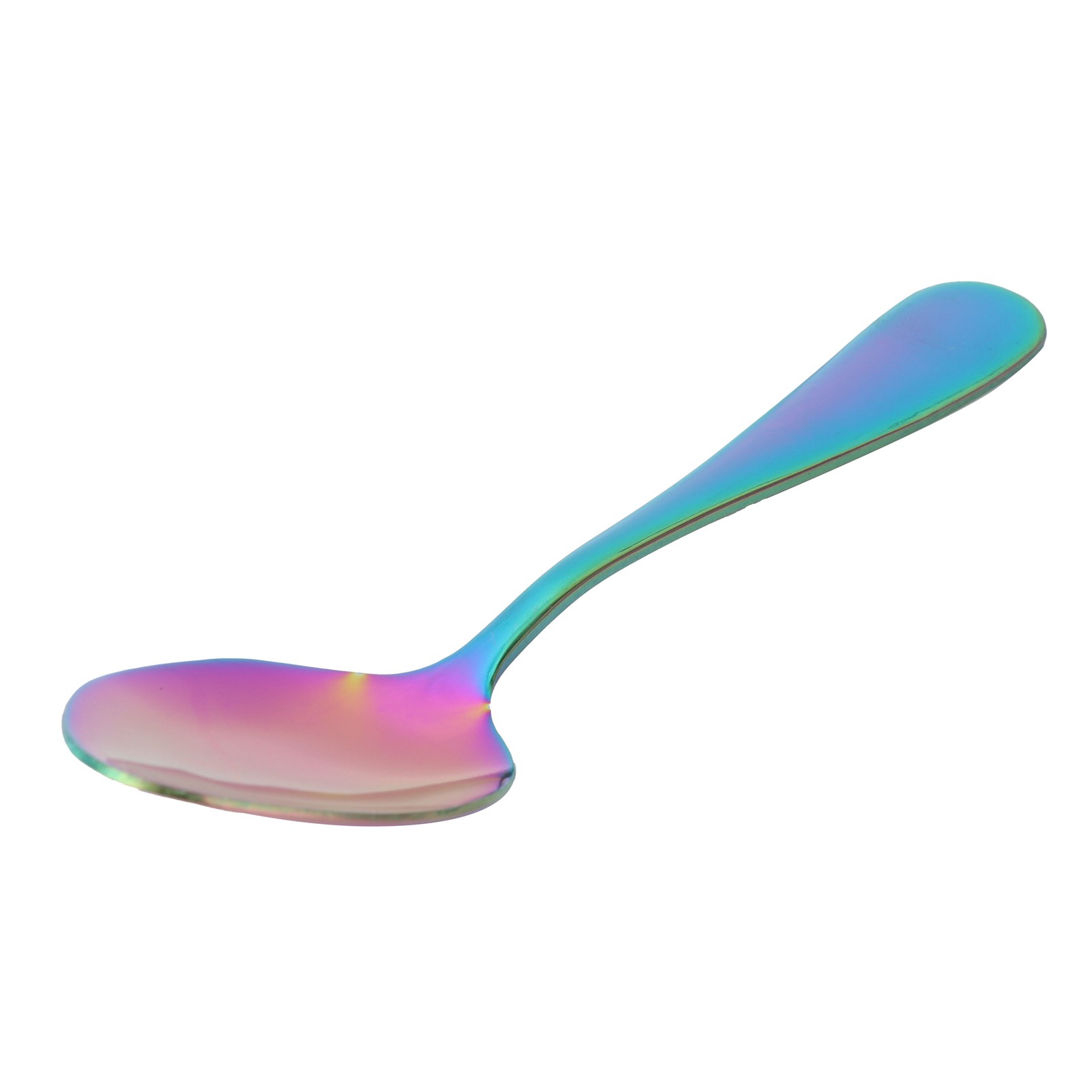 Teelöffel Aus Edelstahl, Robustes Küchenutensil, Ideal Für Zuhause, Restaurants Und Partys. Farbenfroh.