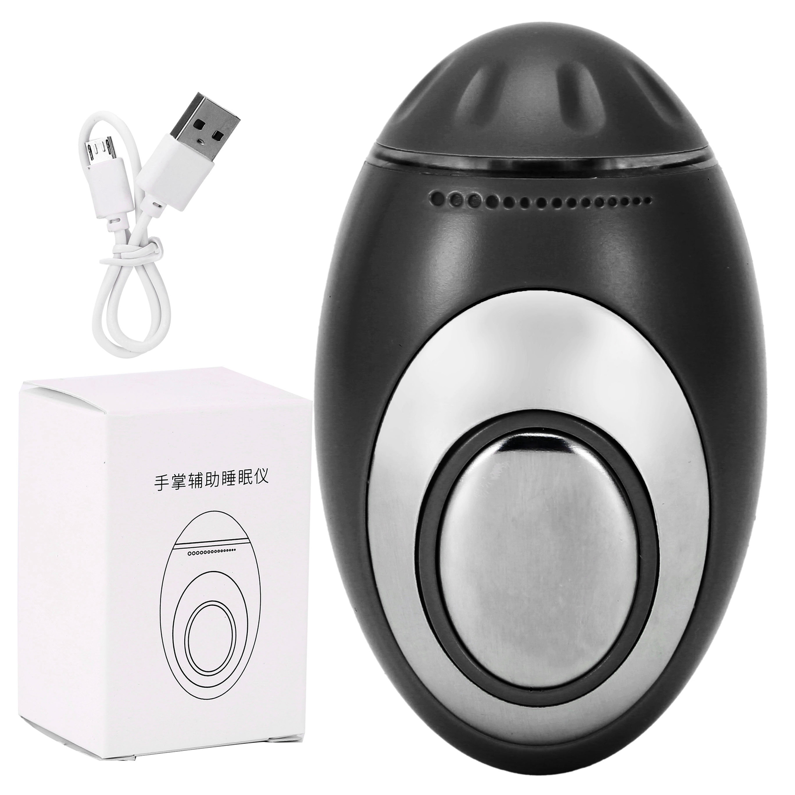Mini-schlafgerät Für Unterwegs Mit 2 Modi, Usb-ladefunktion, Ultraleichtem Material, Für Den Heimgebrauch (schwarz)