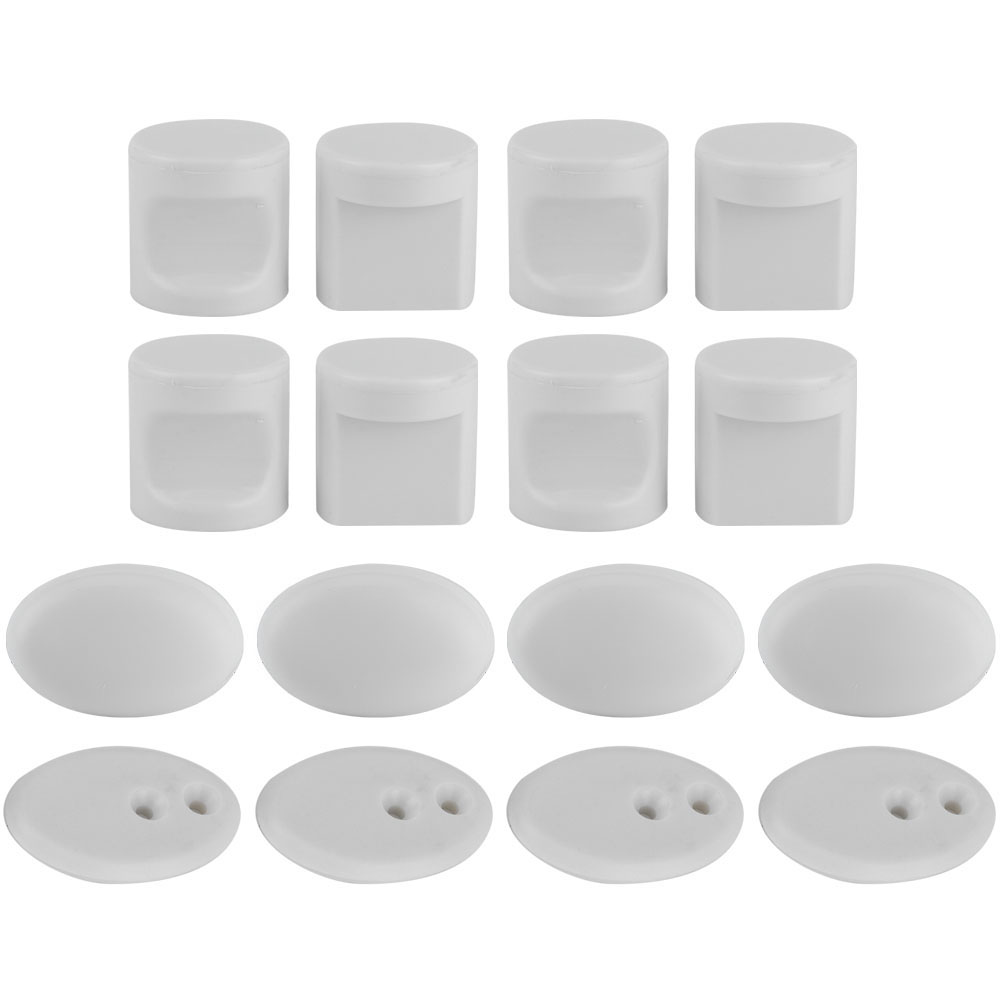 Set Mit 4 Schiebetürgriffen Für Duschen (l38)l38w