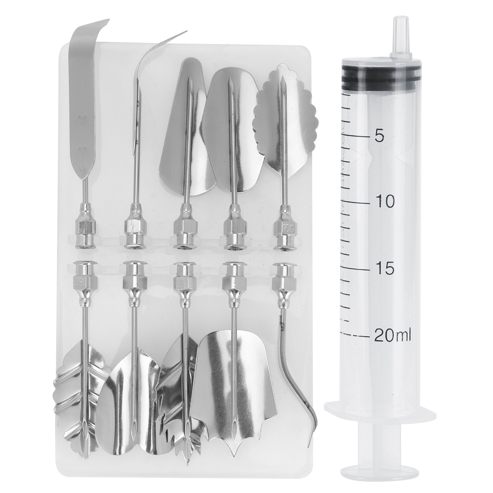 Set Mit Spritzbeuteln Für Formen, Kuchenformen, Puddings Und Dekorationen, Zuckerguss Und Konditorcreme