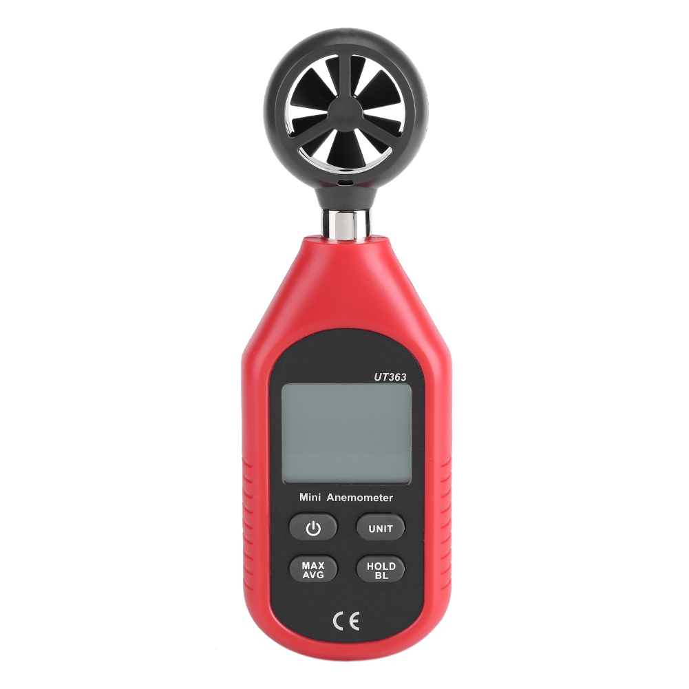 Ut363 Hochpräzises Digitales Lcd-anemometer, Windgeschwindigkeits- Und Temperaturanzeige