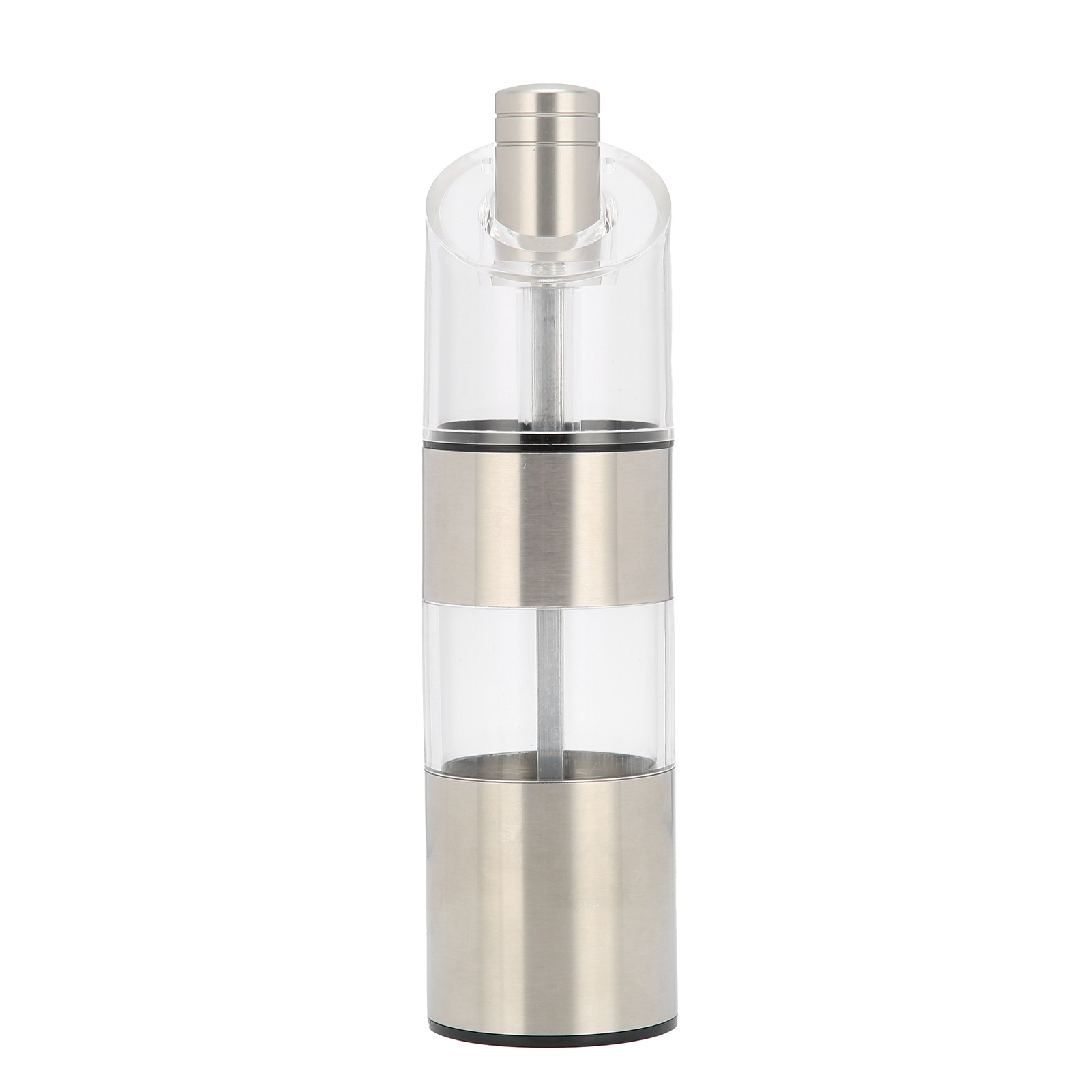 Multifunktionale Zylindrische Pfeffermühle Aus Edelstahl, Abgewinkelte Gewürzflasche(n) Aus Acryl