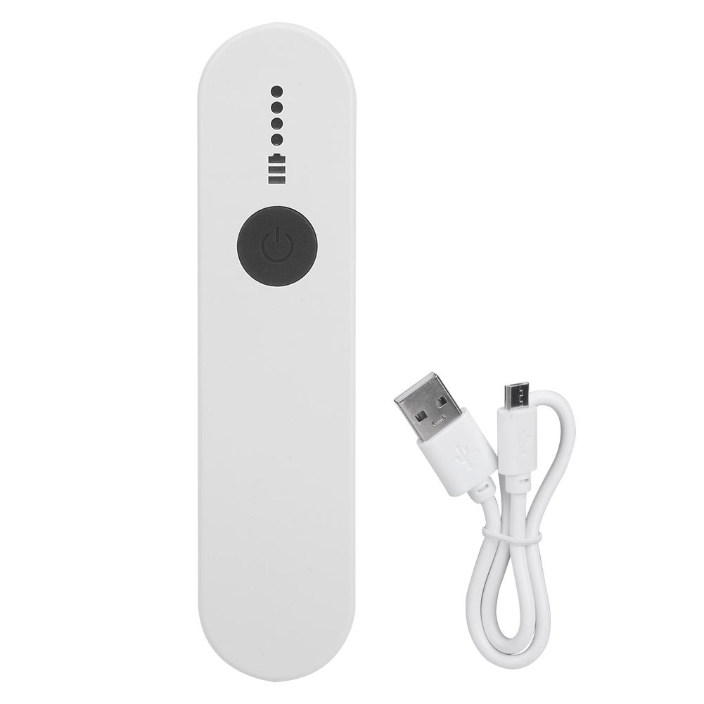 Tragbare Usb-uvc-led-uv-lampe Zur Beseitigung Von Hausstaubmilben Im Haushalt (weiß)