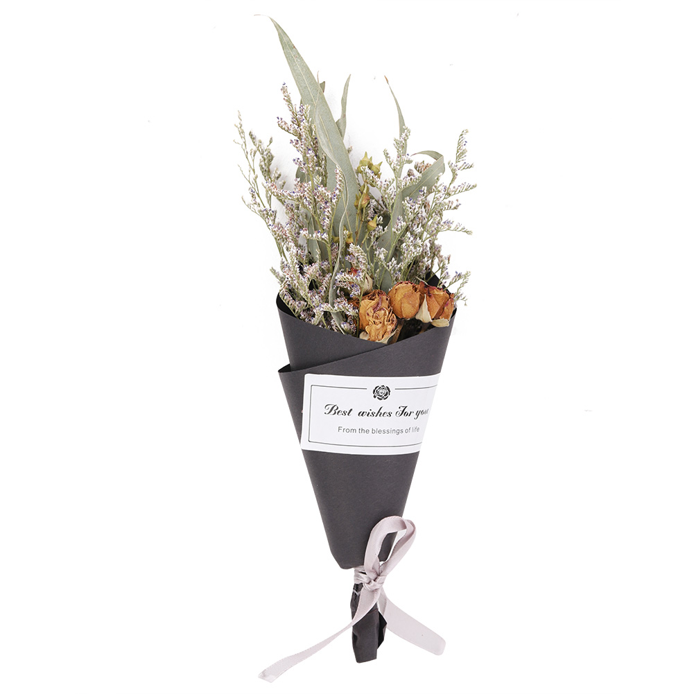 Trockenblumenstrauß, Dekorative Künstliche Rose Für Zuhause, Hochzeit Oder Als Geschenk (2)