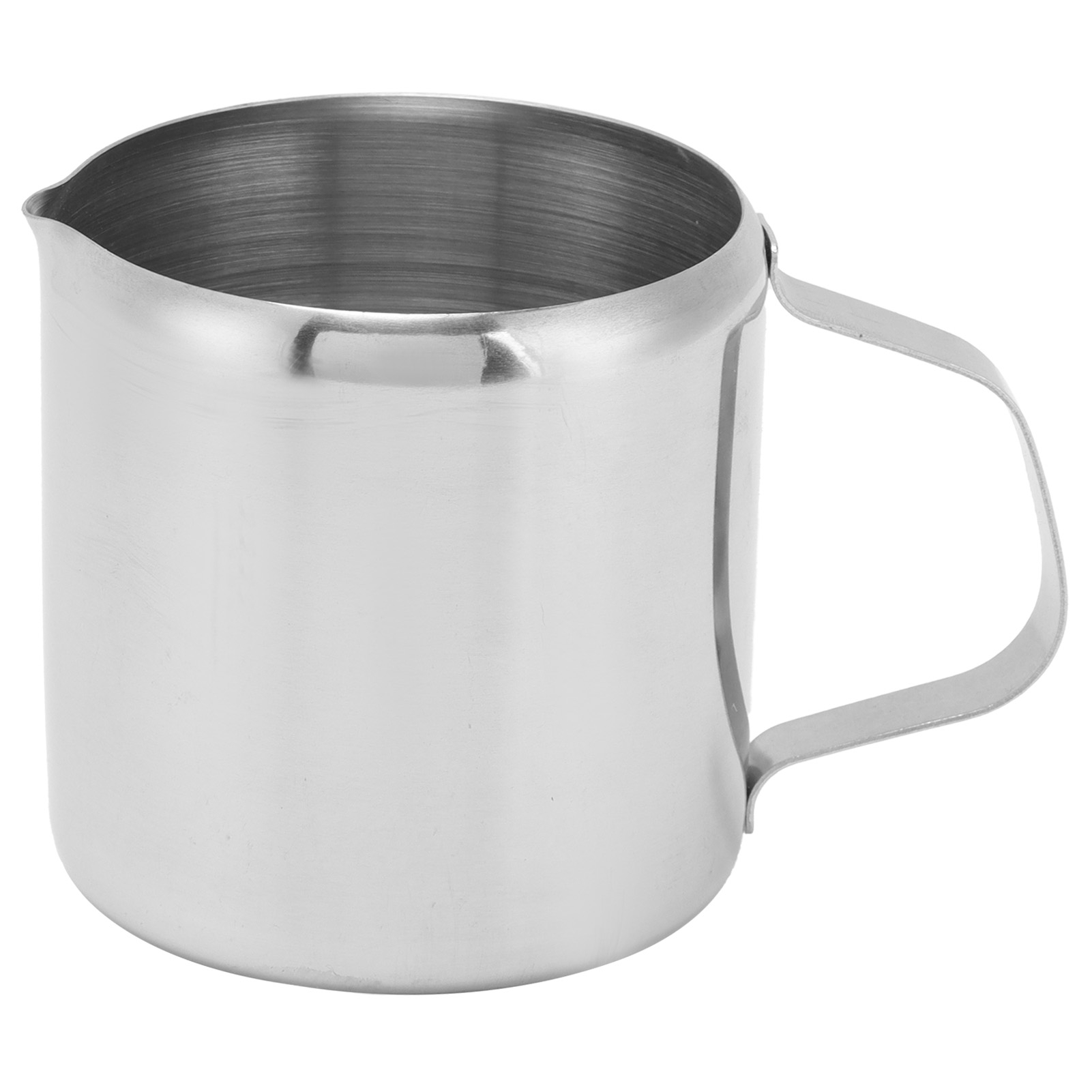 Milchaufschäumkännchen Aus Edelstahl 304, Gerader Korpus, 150 Ml, Lebensmittelechtes Material, Leicht Zu Reinigen, Ideal Für Familien, Restaurants Und Cafés.