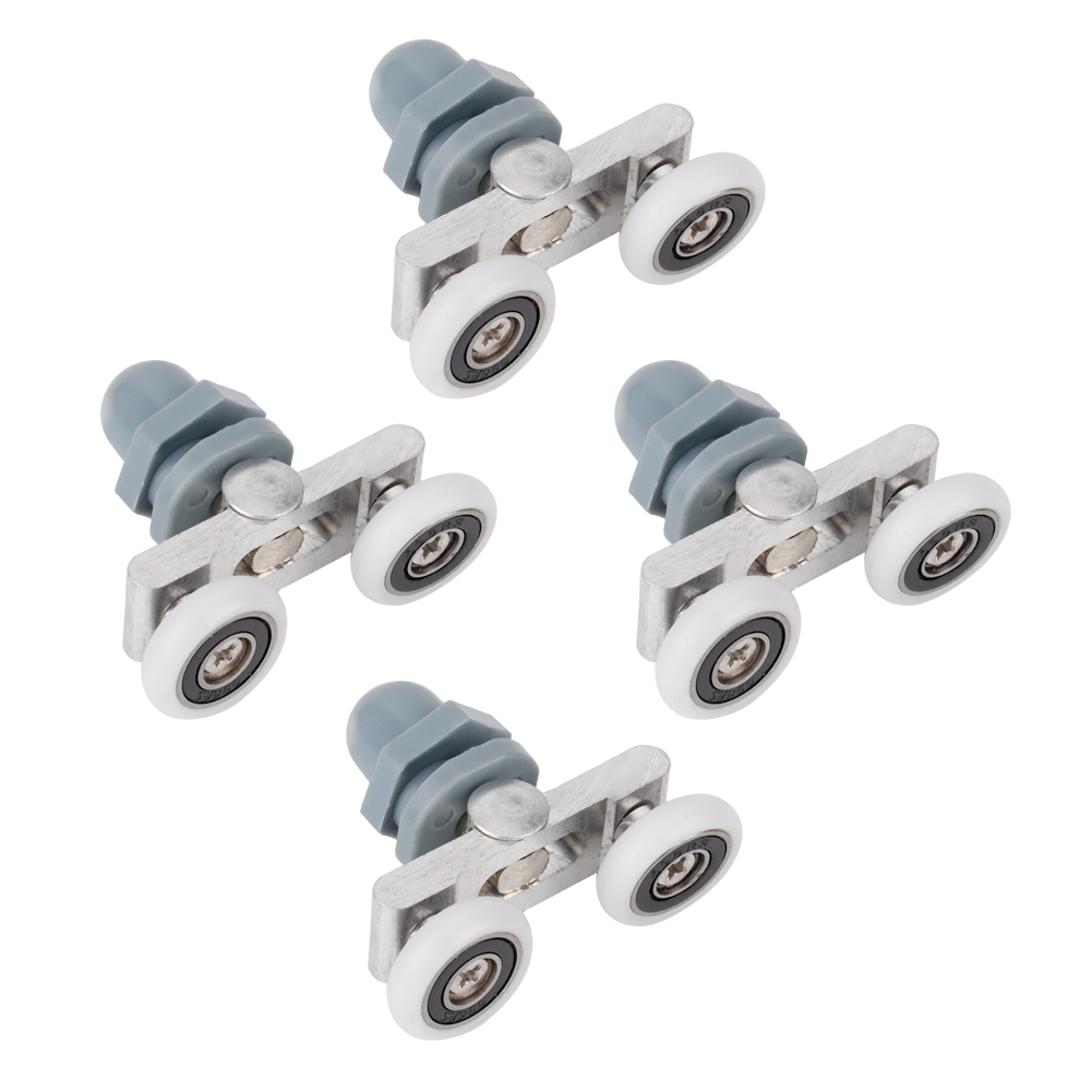 Hochleistungs-doppelgleitrollen Für Badezimmertüren Aus Glas (23 Mm)