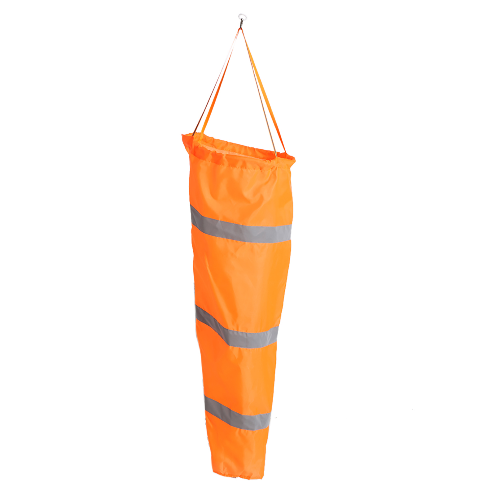 Nachtleuchtender Windsack Für Flughäfen, Wasserdicht, Mit Reflektierenden Streifen Und Windmessbeutel, Größe S, 100 Cm.