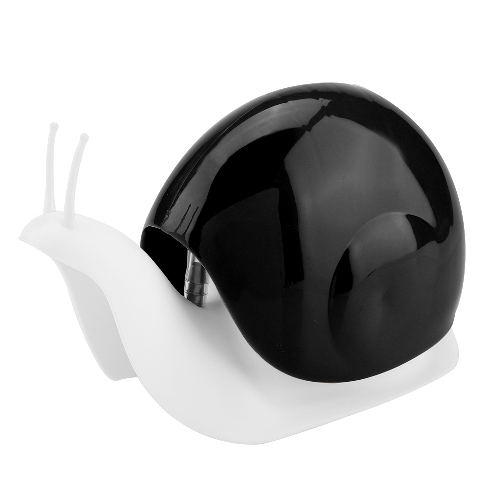 Schneckenförmiger Spender Für Flüssigseife Und Handlotion, Druckknopf-ausführung, Badezimmeraccessoires (schwarz)