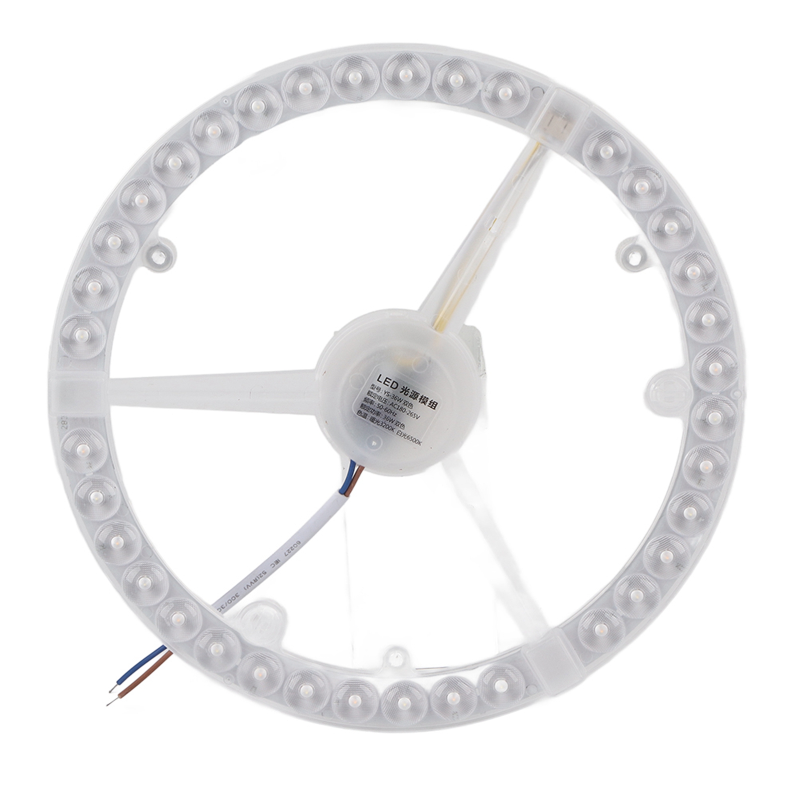 Ersatzblende Für Led-einbau-deckenleuchte Ac180-265v 36w, Weiß, Für Den Innenbereich.