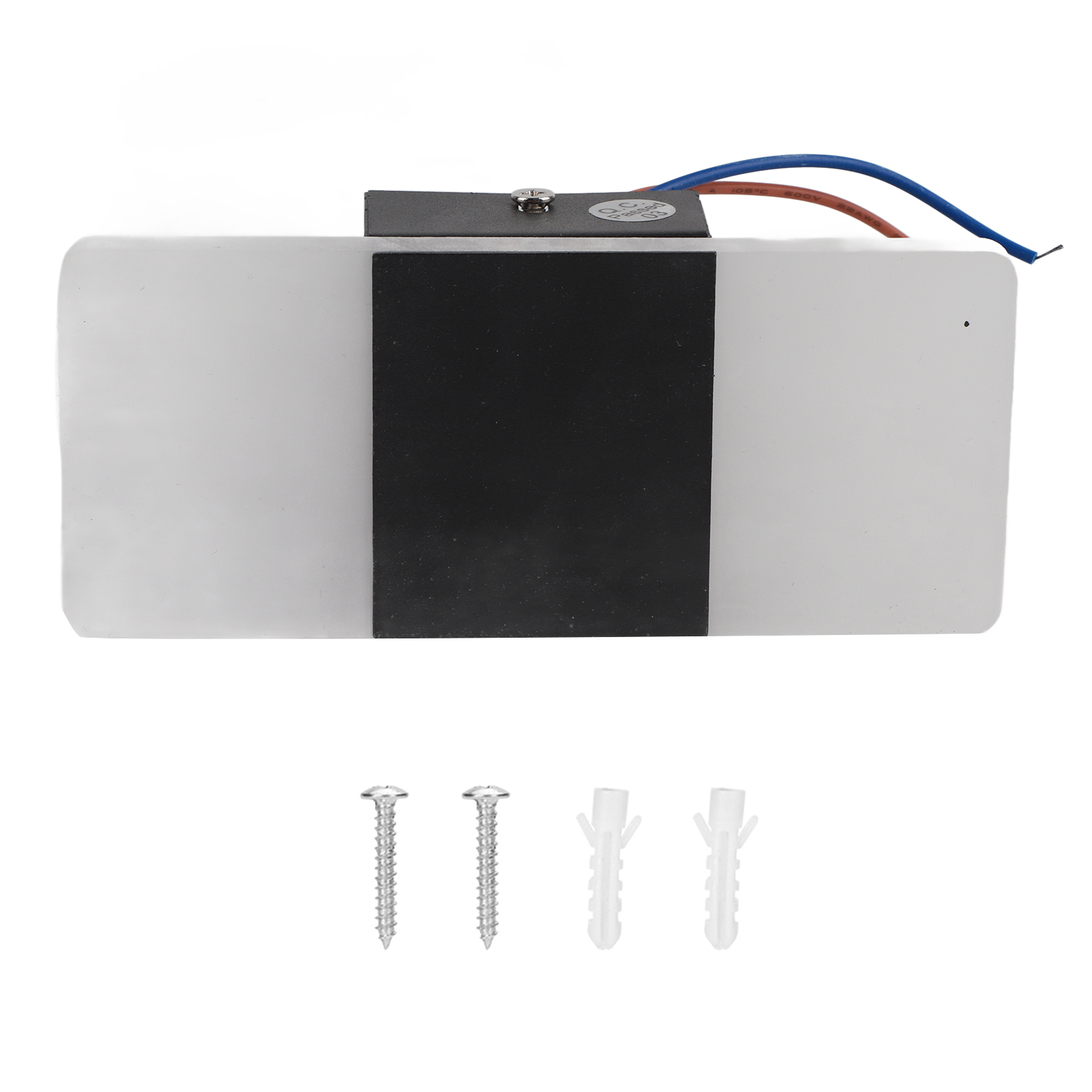 Acryl-led-wandleuchte Für Das Schlafzimmer, Nachttischlampe (warmweiß Und Schwarz S)