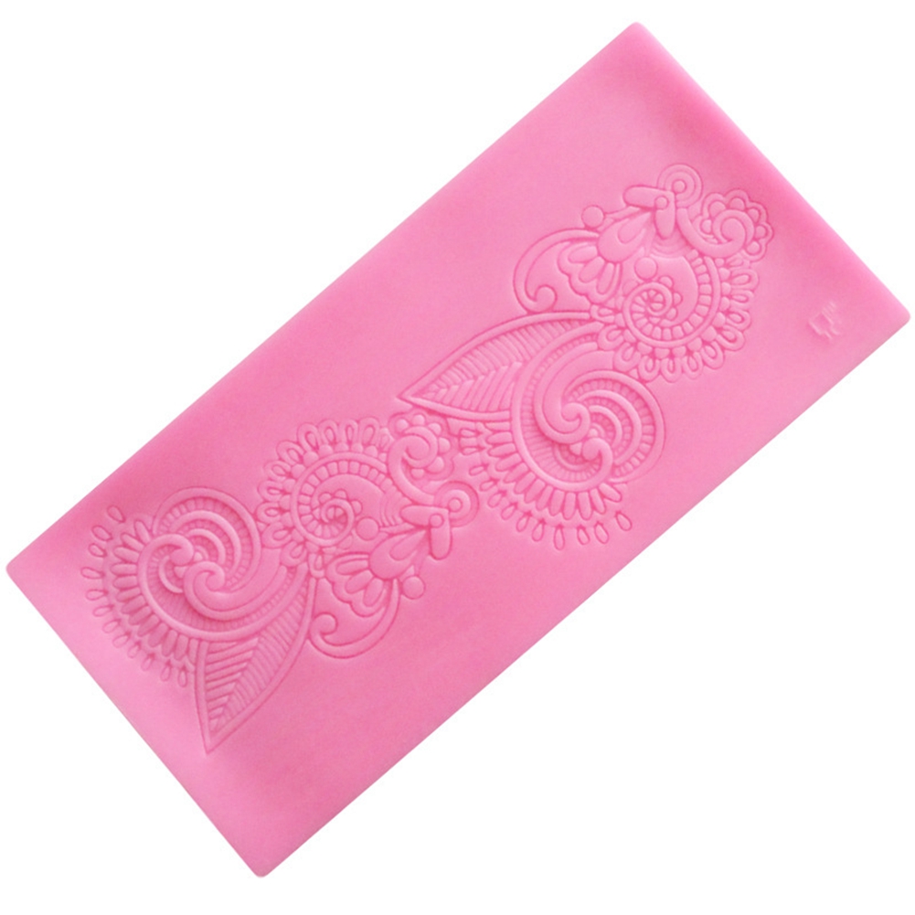 Lebensmittelechte Silikonform In Spitzenform Für Kuchen, Kekse, Schokolade Und Zuckerpaste.