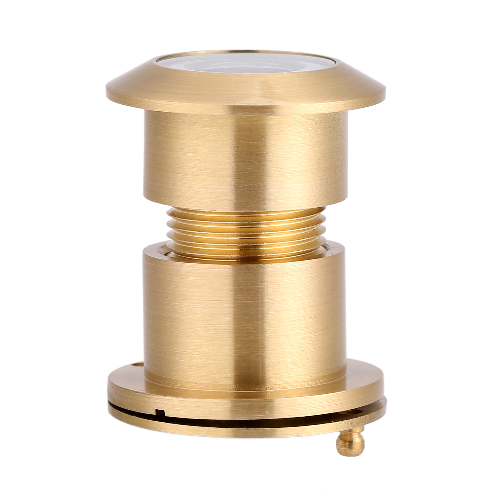 28 Mm Weitwinkel-türspion Mit Verstärktem Sichtschutz, Goldfarben