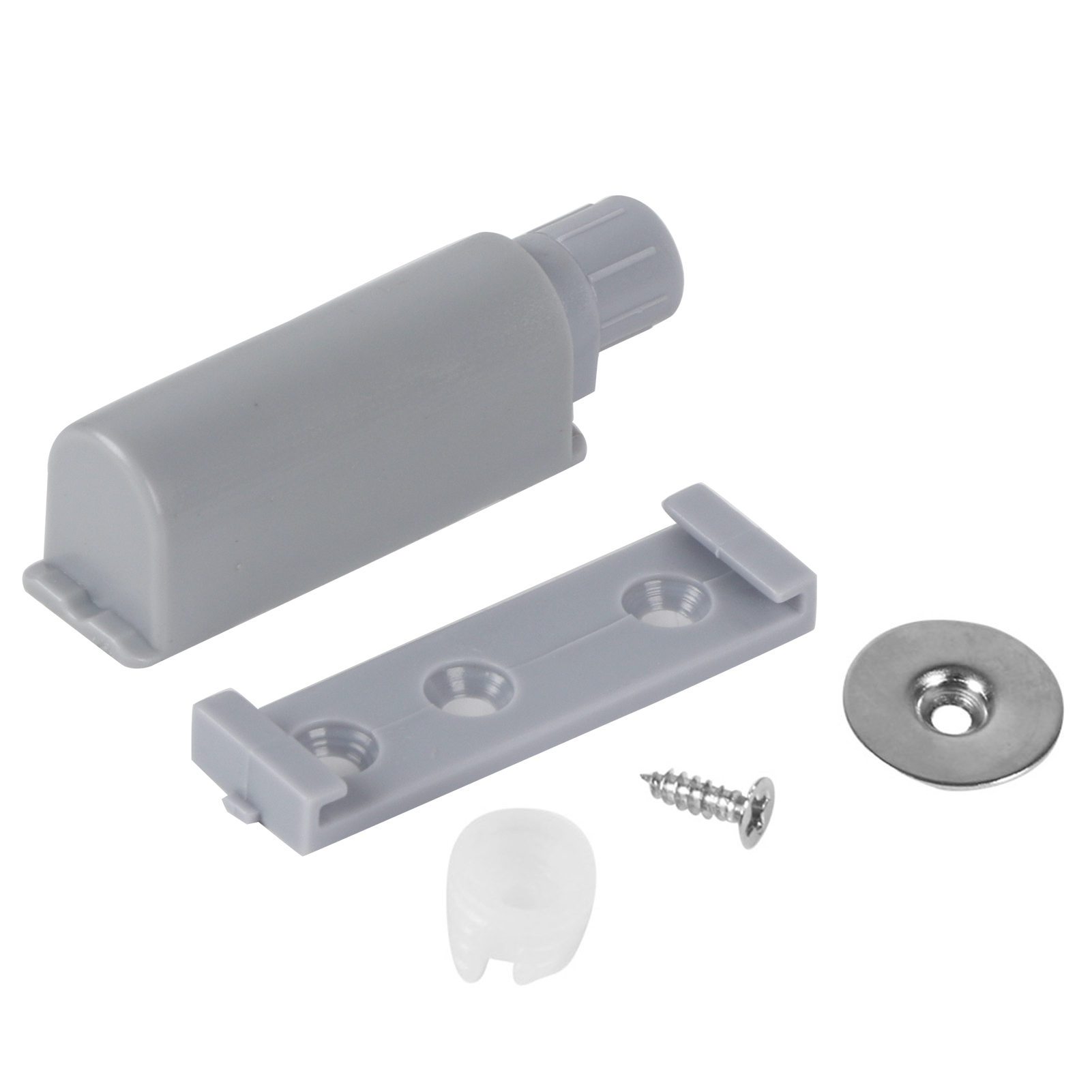 Set Mit 10 Abs-schubladenscharnieren Für Schränke/boxen, Push-to-open-system, Soft-close, Magnetverschluss (s)