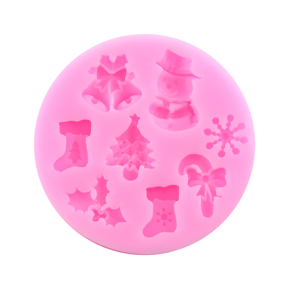 Silikonform Für Fondant, Weihnachtskuchen, Schokolade, Gebäck, Zuckerdekoration.