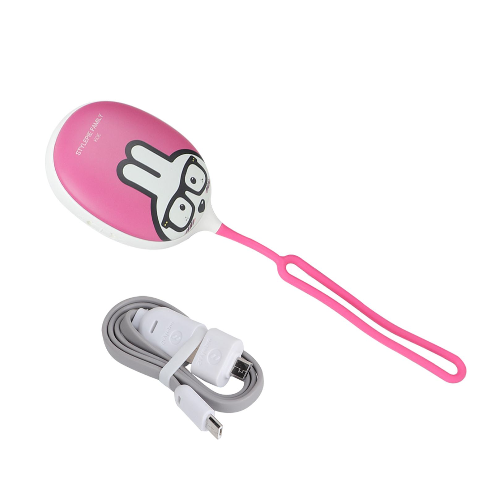 Tragbarer Led-handwärmer Mit Niedlichem Tiermotiv, Usb-aufladbar, Für Zuhause Und Büro (koe)