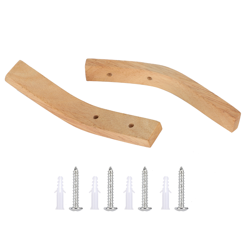 Set Mit 2 Wandhaken Aus Holz Für Mäntel, Hüte, Handtücher Und Schlüssel